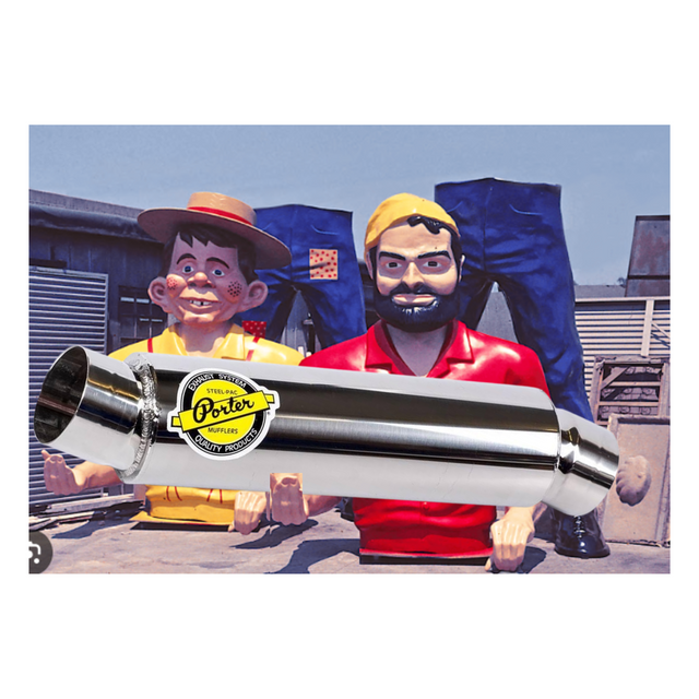 Icons of the Highway: Muffler Men, "My Mother the Car," and the Enduring Legacy of Porter Mufflers