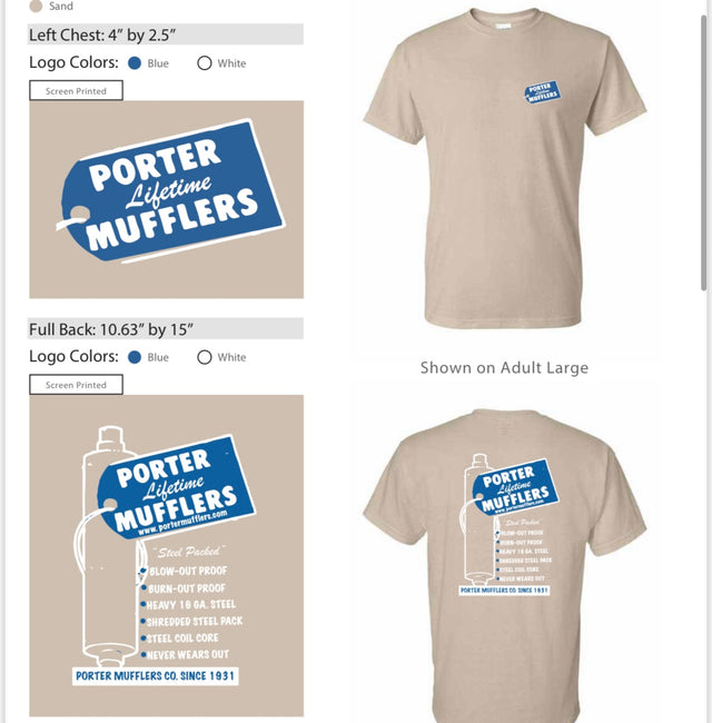 Porter Mufflers Life Time T-Shirt